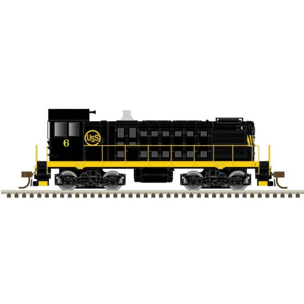Alco S2 ディーゼル機関車 USスチール #5 黒/黄色 サウンド付 DCC / Atlas ...