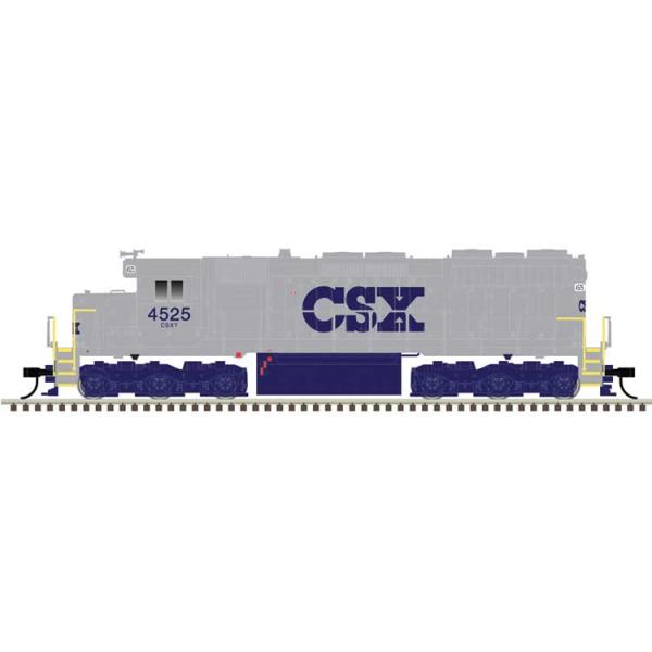 EMD SD35 ディーゼル機関車 ローノーズ CSX #4525 DCCサウンド付 (グレー/ブル...