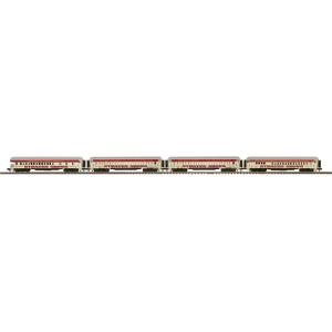 Strates Shows Red Train マディソン ヘビーウェイト客車 4両セット 3線式 ...
