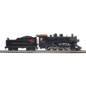 ウェスタン・メリーランド鉄道 2-8-0 コンソリデーション 蒸気機関車 #754 サウンド付 3線式 Atlas Oゲージ 鉄道模型