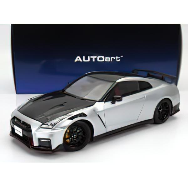 NISSAN GT-R (R35) NISMO 2022 - SILVER / Autoart 1/...