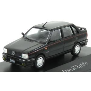 Fiatフィアット Dunaドゥーナ SCX 1989 ブラック / EDICOLA 1/43 ミニ...