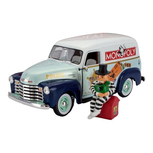 【予約】Chevrolet 1948 パネルデリバリー ポリス モノポリーフィギュア付 ライト/ダー...