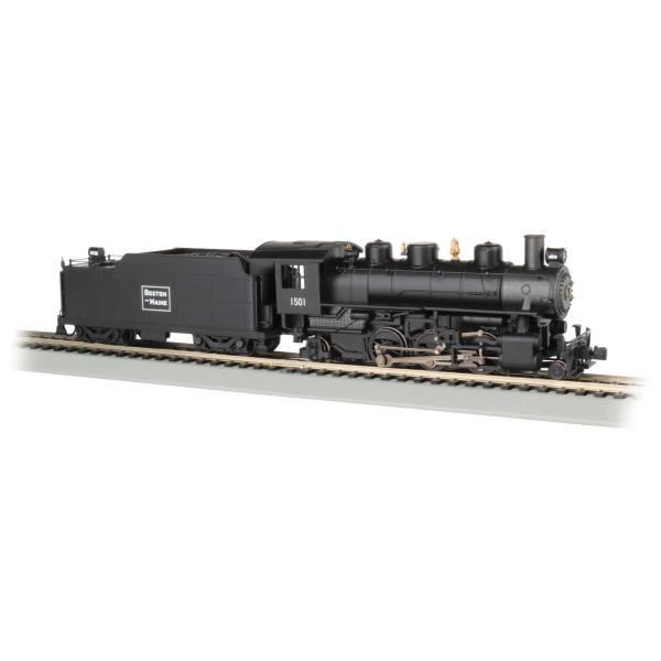 ボールドウィン 2-6-2 プレーリー 蒸気機関車 ボストン＆メイン鉄道 #1501 発煙 スタンダ...
