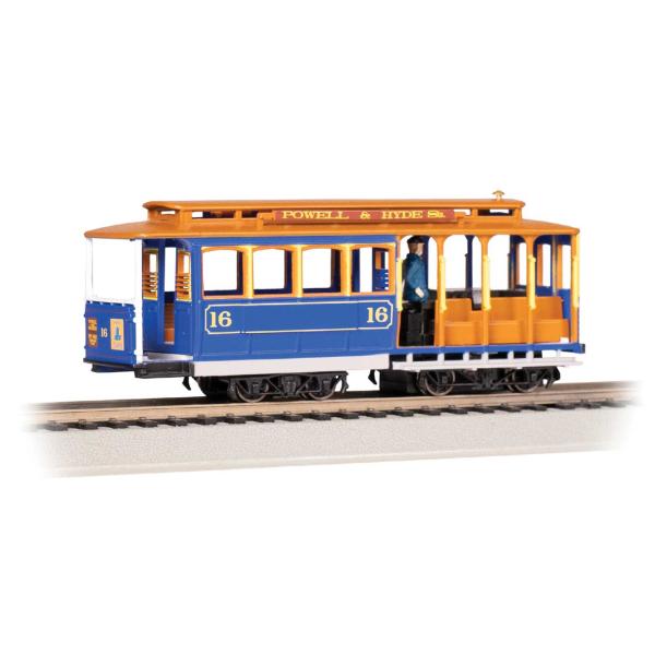 ケーブルカー グリップマン付 スタンダードDC #16 (ブルー/タン) / Bachmann HO...
