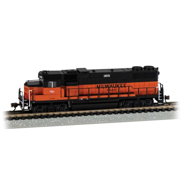 EMD GP38-2 ディーゼル機関車 ミルウォーキー鉄道 #355 DC Bachmann Nゲー...