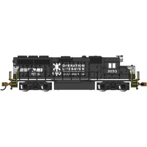 EMD GP40 ディーゼル機関車 ノーフォーク・サザン鉄道 #3053 オペレーション・ライフセー...