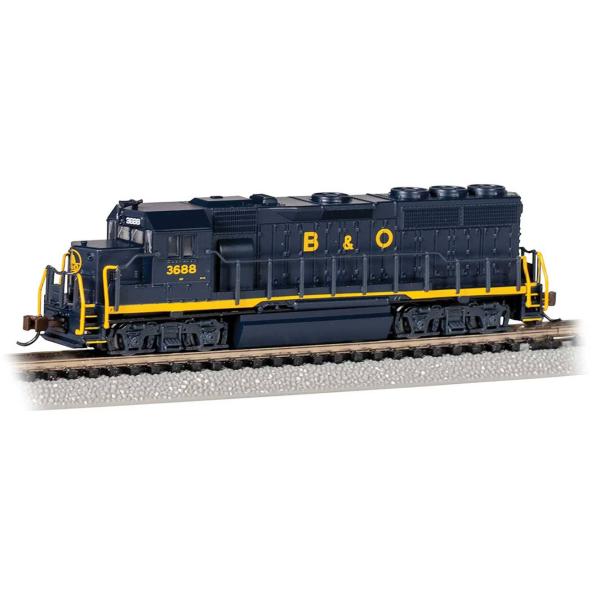 EMD GP40 ディーゼル機関車 発電ブレーキ装備 ボルチモア・アンド・オハイオ鉄道 #3688 ...