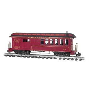 デンバー＆リオグランデ・ウェスタン鉄道 木造合造車 202 (レッド) 完成品 / Bachmann...