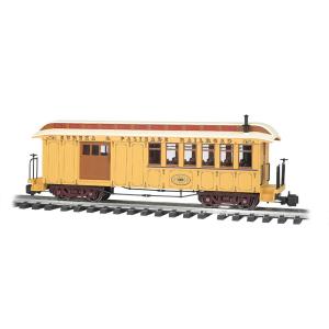 木製合造車 完成品 ユリーカ＆パリセード (イエロー、クリーム) / Bachmann Gゲージ 鉄...