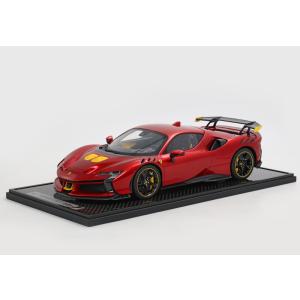 【予約】2026年発売予定Ferrari SF90XX Stradale レッドフォーコモデナ イエローエアインテーク/ BBR 1/12 ミニカー