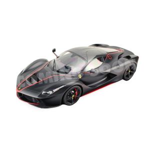 【予約】2026年発売予定Ferrari LaFerrari マットブラック レッドストライプ カーボンファイバーベース / BBR 1/12