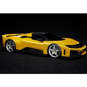【予約】Ferrari F80 カーボンオプション ジャッロトリストラート シルバーホイール/ BBR 1/12 ミニカー