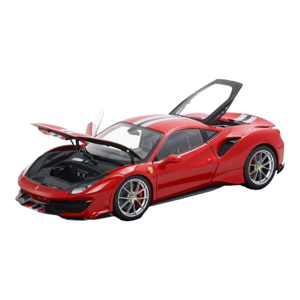 【予約】2026年発売予定 Ferrari 488 Pista 2018 メタリックレッド 開閉機構...