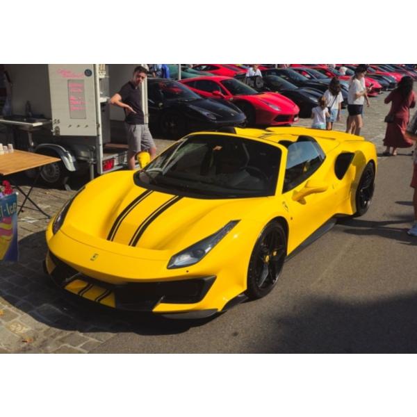 【予約】Ferrari 488 Pista Spider Giallo Modena 2 black...