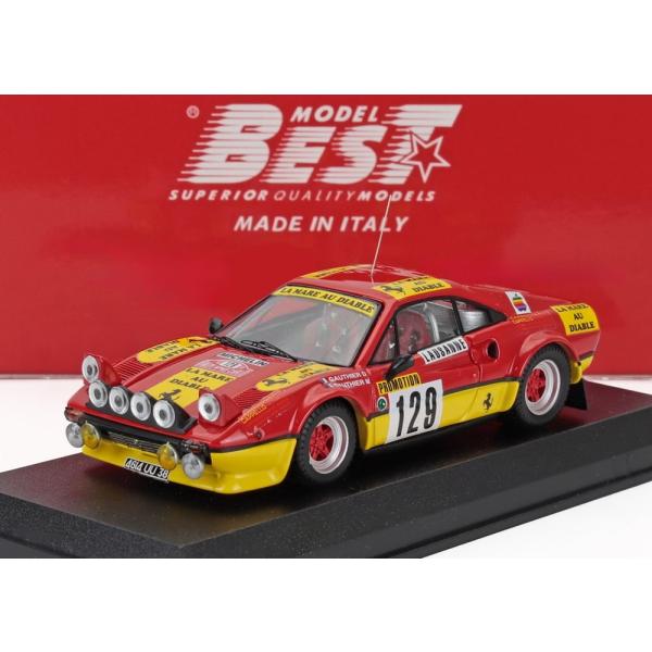 FERRARI 308GTB 129号車 1983年ラリーモンテカルロ レッド Best-Model...