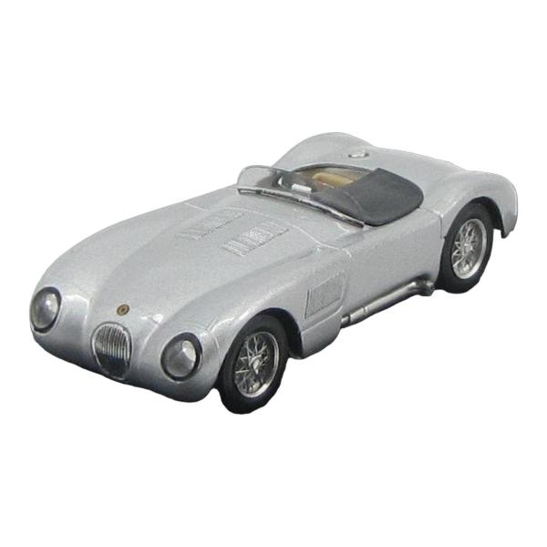 Jaguarジャガー C-TYPE スパイダー 1953 シルバー / BRUMM 1/43 ミニカ...