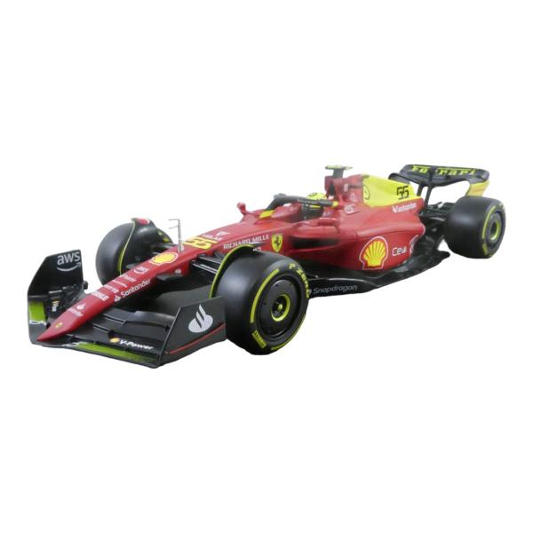 Ferrariフェラーリ F1-75 2022 レッド #55 C.サインツ / Bburago 1...
