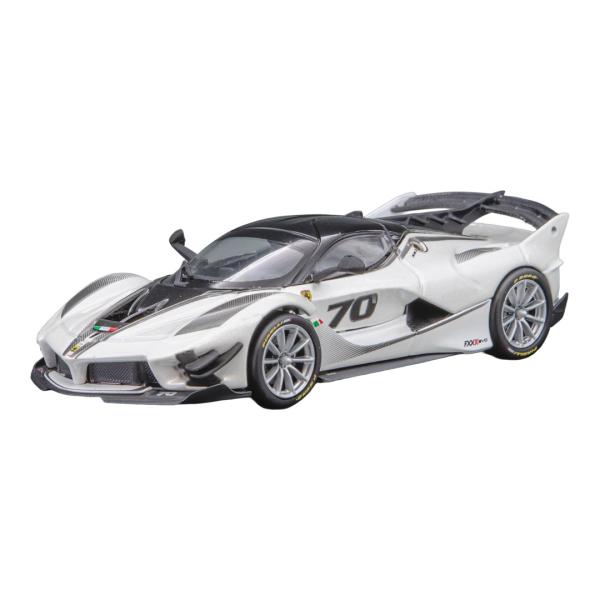 Ferrariフェラーリ FXX-K EVO 2017 ホワイト ブラック #70 ダイキャストモデ...