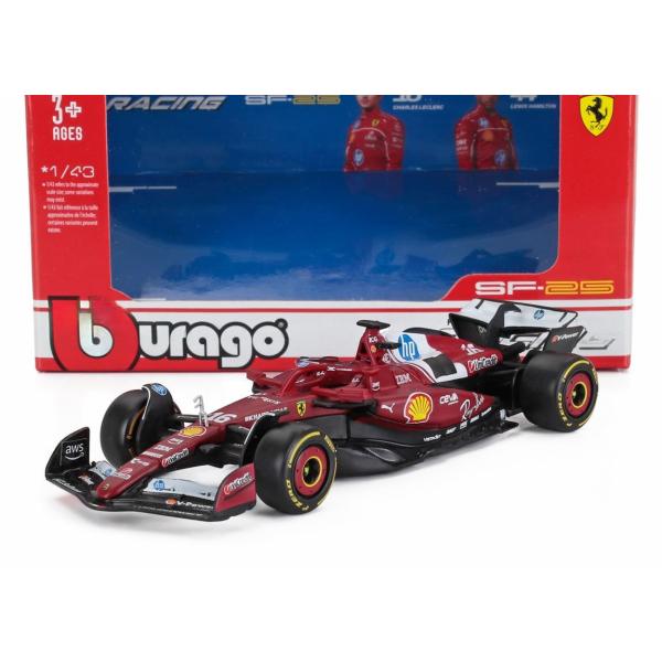 フェラーリ F1 SF-25 2025 #16 シャルル・ルクレール Bburago 1/43