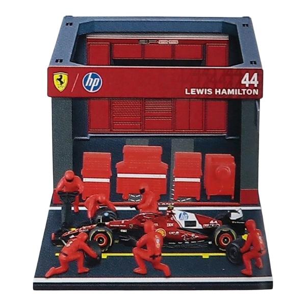 Ferrari F1 SF-25 ピットストップジオラマ #44 Lewis Hamilton 20...