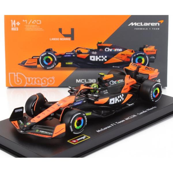 McLaren MCL38 #4 Lando Norris 2024 マイアミGP優勝車 Bbura...