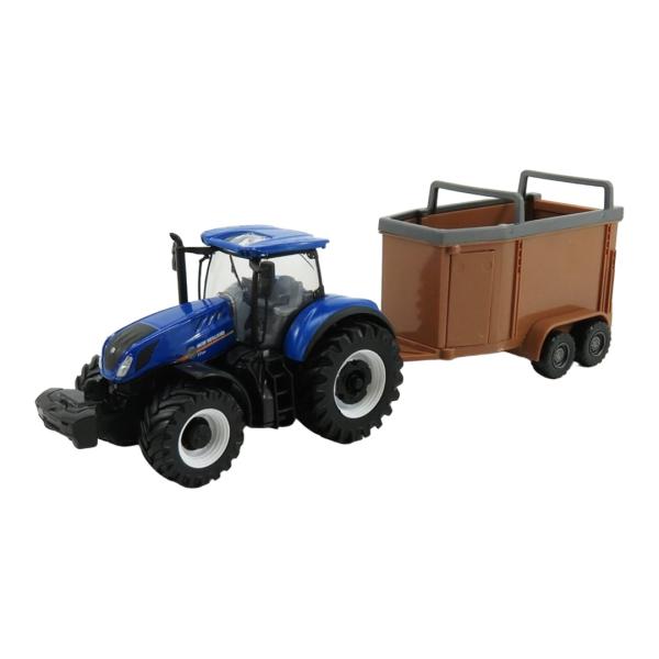 New Holland T7.315 Tractor + Livestock Forwarder B...