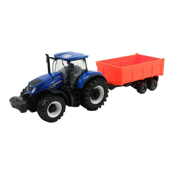 New Holland T7.315 Tractor + Tipping Trailer ブルー レ...