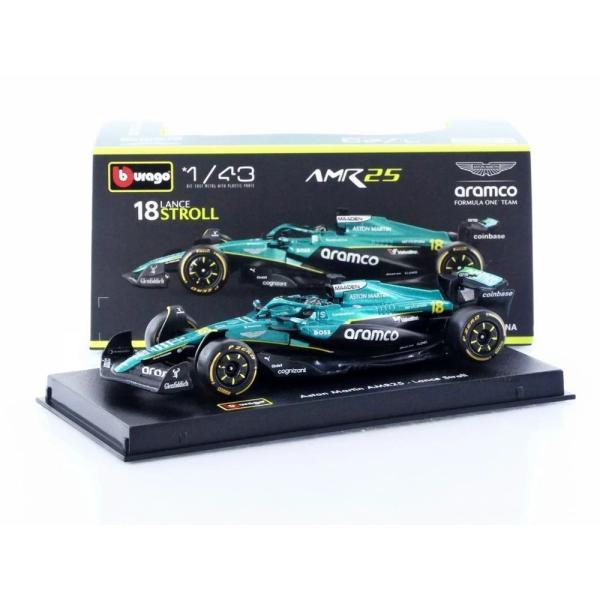 アストンマーティン AMR25 #18 ランス・ストロール 2025 グリーン / Bburago ...