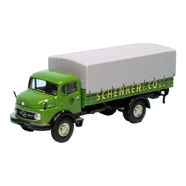 Mercedes Benz L911 プラットフォーム/ターポリン Schenker Spediti...