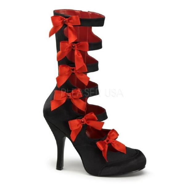 BURLESQUE-129　ブーツ 4.5インチ(約11.5cm) ハイヒール バーレスク インサイ...