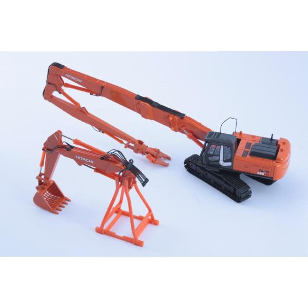 HITACHI日立 ZX350-3 ショベル/Bymo 1/50 ミニチュア 建設機械模型 工事車両...