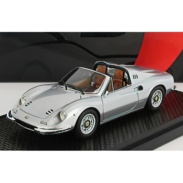 FERRARIフェラーリ DINO 246 GTS SPIDER 1969 - ARGENTO NU...