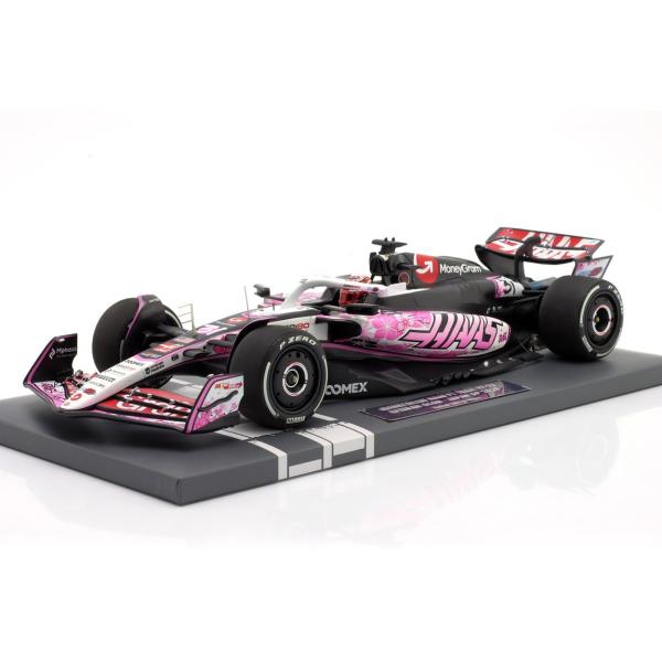 Esteban Ocon Haas VF-25 #31 日本GP 2025 ブラック/ホワイト/ピン...