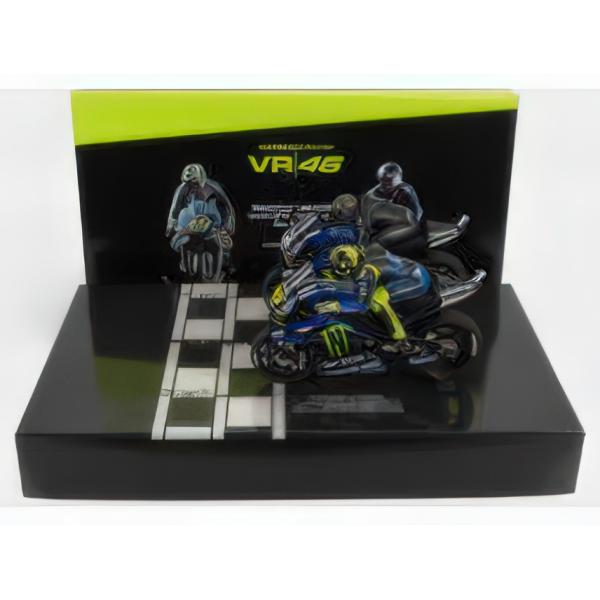 YAMAHA - SET 2X YZR-M1 TEAM MOVISTAR MONSTER ENERG...