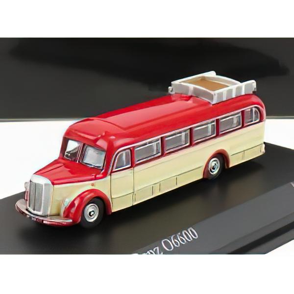 MERCEDES BENZ O6600 AUTOBUS 1950 RED CREAM/Minicha...