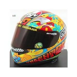 AGV - CASCO HELMET GP VALENCIA 2003 WORLD CHAMPION MOTO GP 2003 VALENTINO ROSSI - VARIOUS /Minichampsミニチャンプス ヘルメット レプリカ 1/2｜basque