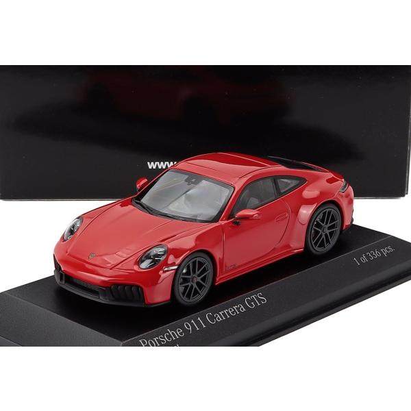 ポルシェ 911 992.2 カレラ GTS クーペ 2024 レッド / MINICHAMPS 1...