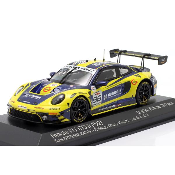 【予約】ポルシェ 911 992 GT3 R 2023 スパ24時間 #96 5位 200台限定 M...