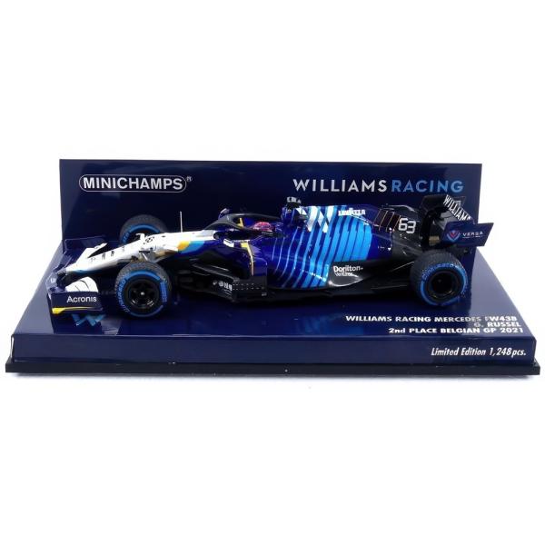 ウィリアムズ F1 FW43B メルセデス #63 ベルギーGP 2021 ジョージ・ラッセル MI...