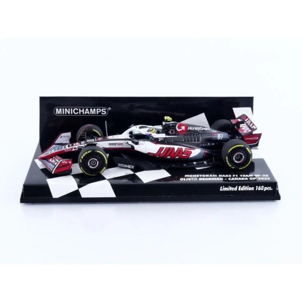 2025 Haas F1 Team VF25 Canadian GP Bearman MINICHA...