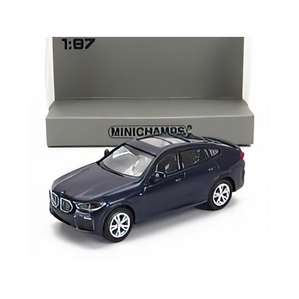 BMW X6 2020 ブルー MINICHAMPS 1/87