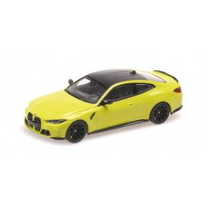 BMW 4シリーズ M4 (G82) 2020 イエロー / MINICHAMPS 1/87 ミニカ...