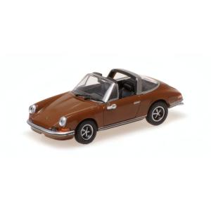 【予約】ポルシェ 911 タルガ 1972 ブラウン / MINICHAMPS 1/87 ミニカー