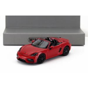 PORSCHE 718 SPIDER (981) オープン 2019 レッド / MINICHAMP...