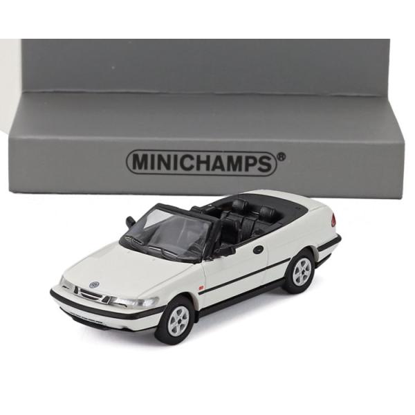 サーブ 900 カブリオレ オープン 1995 ホワイト / MINICHAMPS 1/87 ミニカ...
