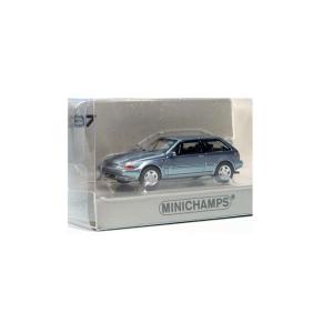 1987 ボルボ 480 ターボ ブルーメタリック ヘルパ 1/87 Volvo 480 / MIN...