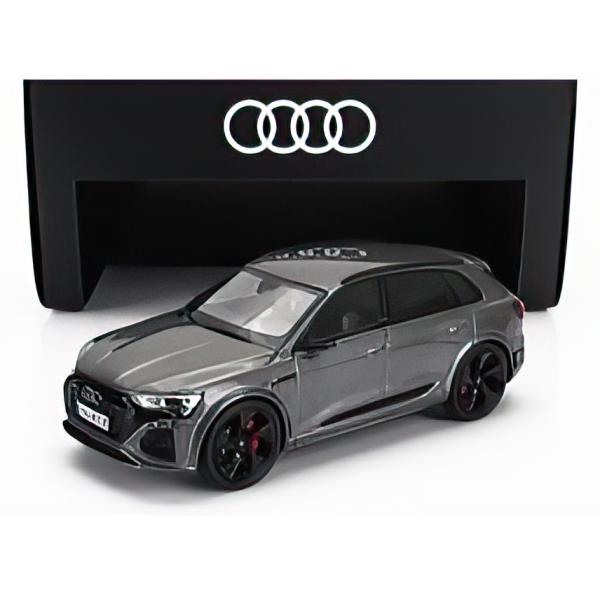 AUDI Q8 e-tron 2023 クロノスグレーM Spark 1/43
