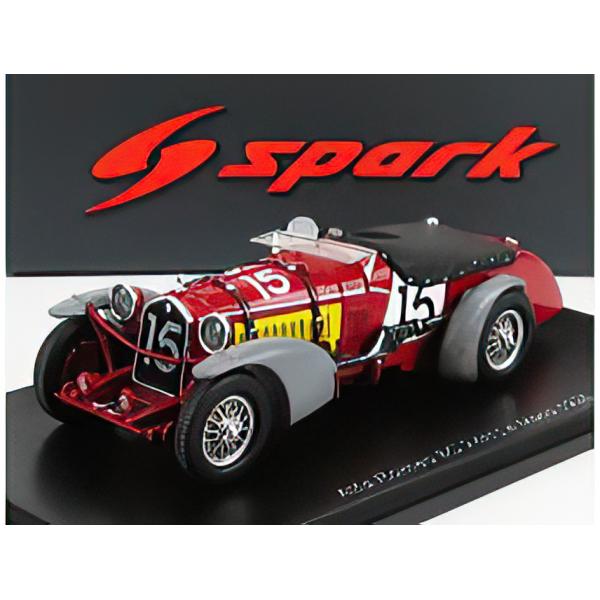 ALFA ROMEO 8C ル・マン 1935 N15 レッド/イエロー Spark 1/43