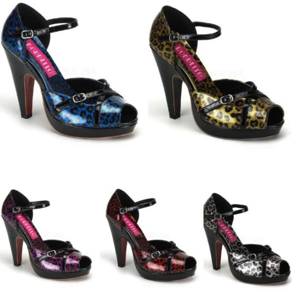 CHEETAH-06G 4.5インチ(約11cm) ハイヒール サンダル パンプス/Pleaserプ...